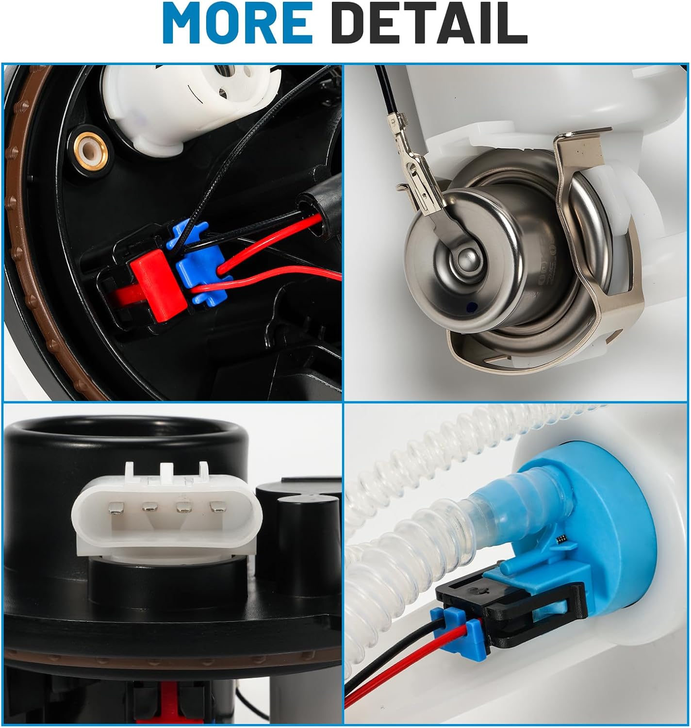 Electric Fuel Pump Module Assembly Compatible with Harley-Davidson 2008-2022 Electra Road Street Tri Glide, 2018-2019 Ultra Limited Replacement 6290808