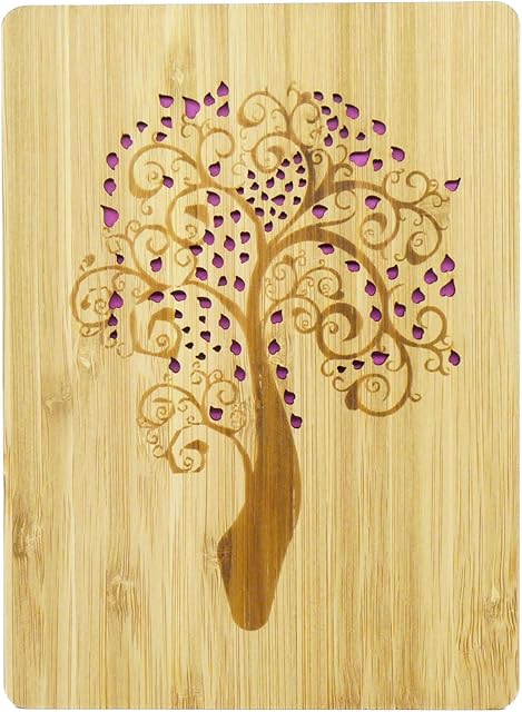 Bamboo Keepsake Greeting Card For Any Occasion - Birthday, Anniversary, Wedding, Valentines, Thank you - Tree of Life Design