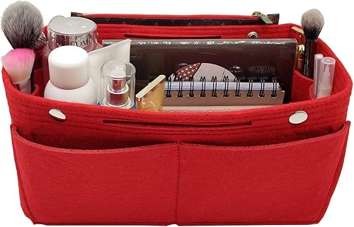 Miniatura 5 de Organizador de bolsa de fieltro para bolsa de inserción organizador de múltiples bolsillos en bolsa