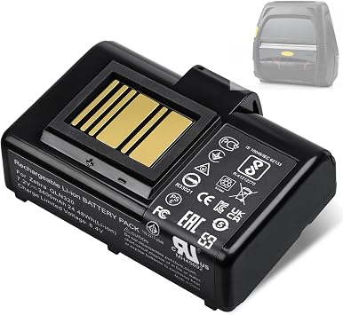 for Zebra Printer ZQ520 Battery Replacement ZQ520 ZQ620 ZQ510 QLN320 QLN220 QLN220HC QLN320HC ZQ500 ZQ521 ZR628 ZR638 ZQ610 ZR658 ZR668 Lithium Battery 3400mAh