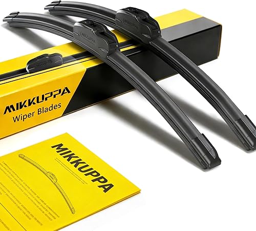 Miniatura 16 de MIKKUPPA Limpiaparabrisas delantero de 26 pulgadas + 17 pulgadas, repuesto para Nissan Rogue 2014-2021, Mazda CX-9 2000-2006 2019-2021, Honda CRV
