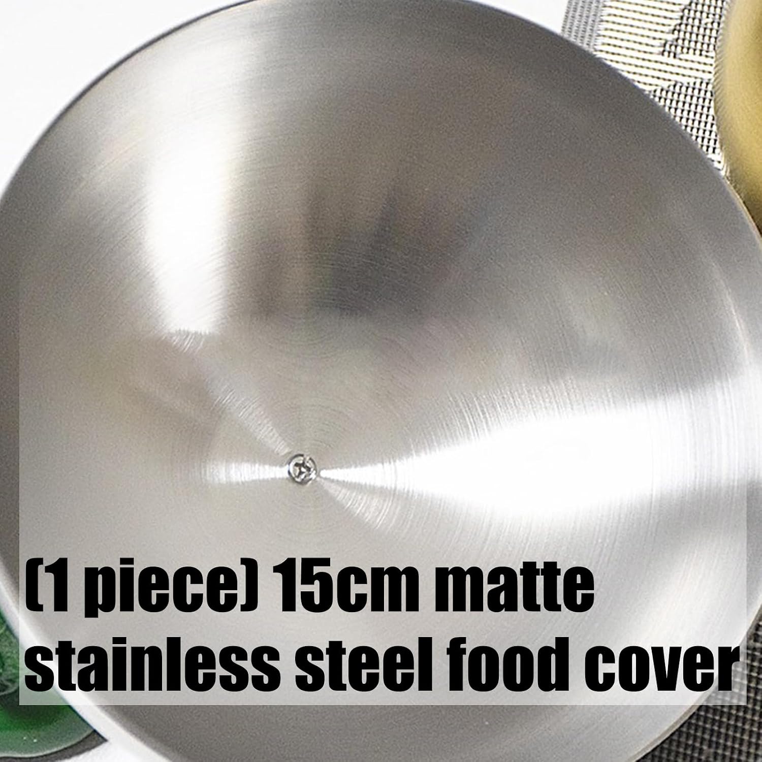 Rustproof 15cm Food Cover Nonrust Steel Meshes with Compact Storage Cooking Food Dome for Bbqs Modern Kitchens Dining Accessory