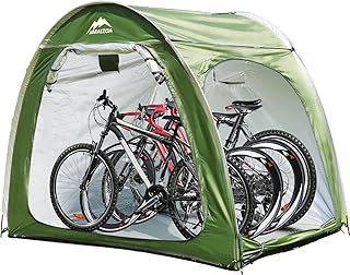82.6 x 65x 59 in Bike Storage Tent, Outdoor Portable Storage Shelter for 4-5 Bicycles, 210D Oxford Fabric PU4000 Waterproof, Suitable for Storing Bicycles, Motorcycles and Various Tools