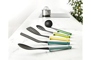 Joseph Joseph Duo 5-Piece Utensil Set with Integrated Tool Rests