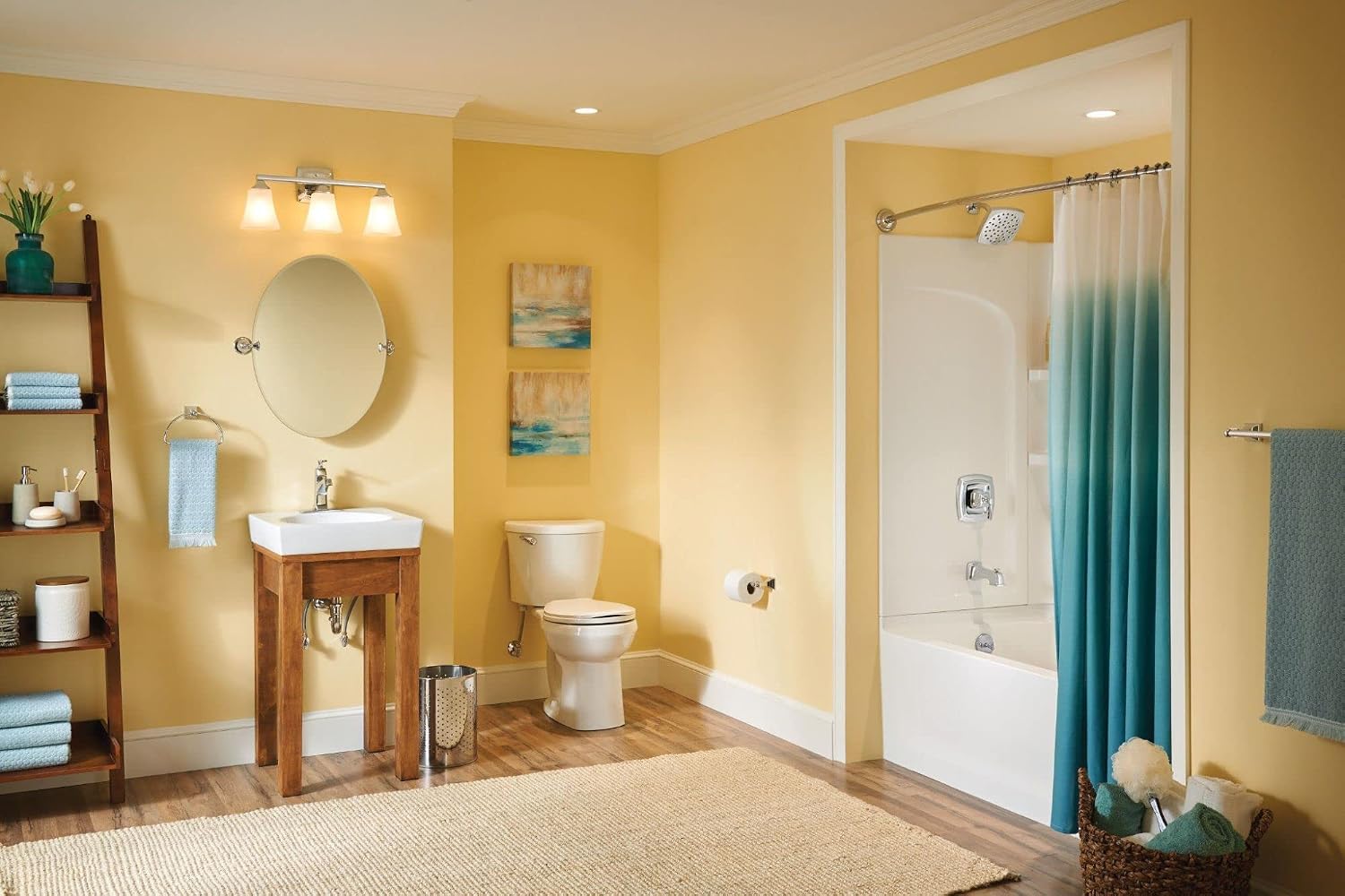 Moen Conway Chrome Posi-Temp Tub and Shower with Valve Included, 82922