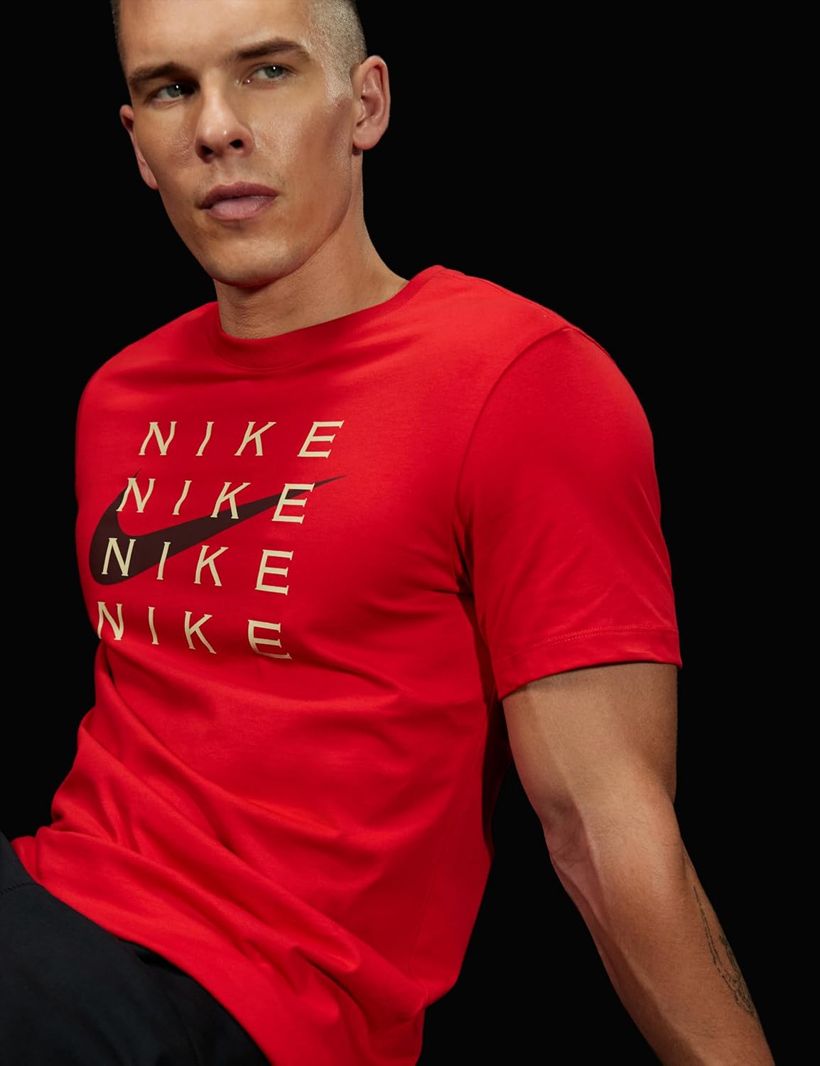 Nike Mens NSW Swoosh Nike Stack Tee - Image 2