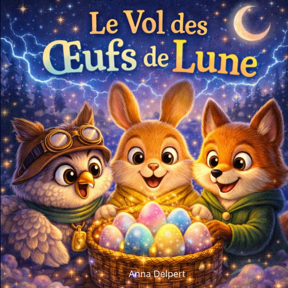 Le Vol des Œufs de Lune: Livre de Pâques pour enfants avec histoire magique illustrée en 3D, activités ludiques et aventure enchantée à vivre dès 4 ans