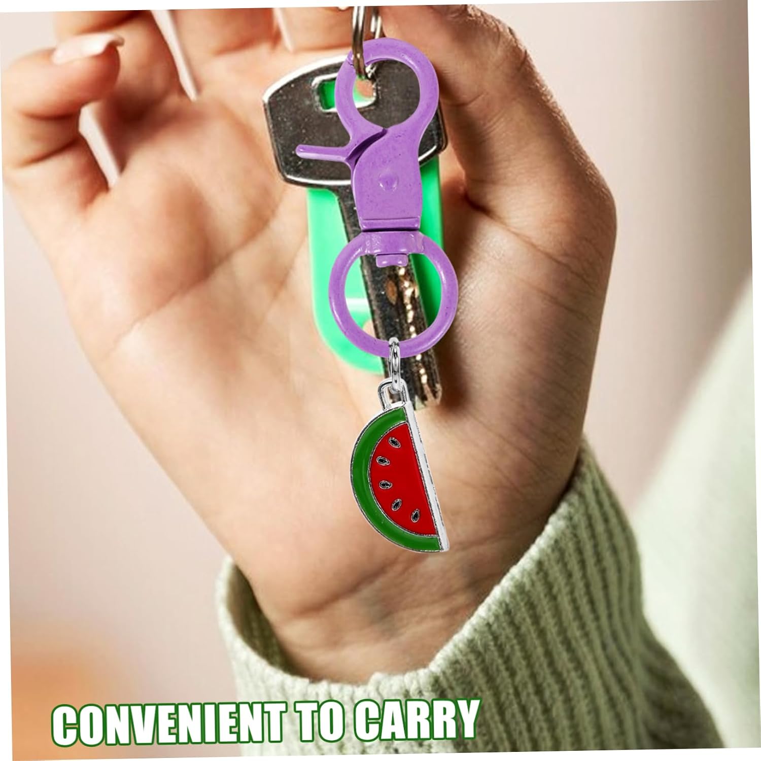 Totority 22pcs Heavy Duty Swivel Keychain Clasps Trigger Snap Hooks Bag Connection Hooks Lobster Clasp for DIY