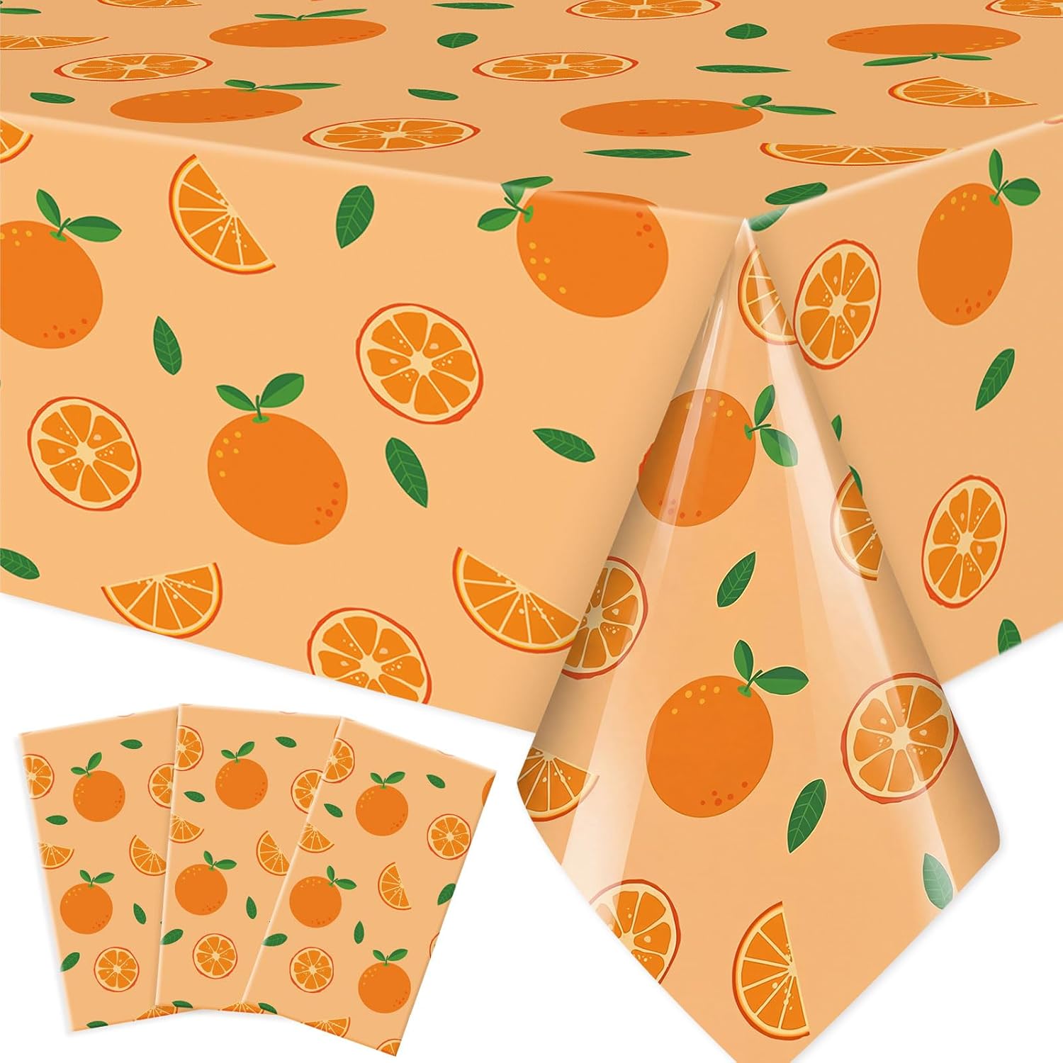 Amazon.com: Ganeen 3 Pcs Little Cutie Baby Shower Tablecloth Disposable ...