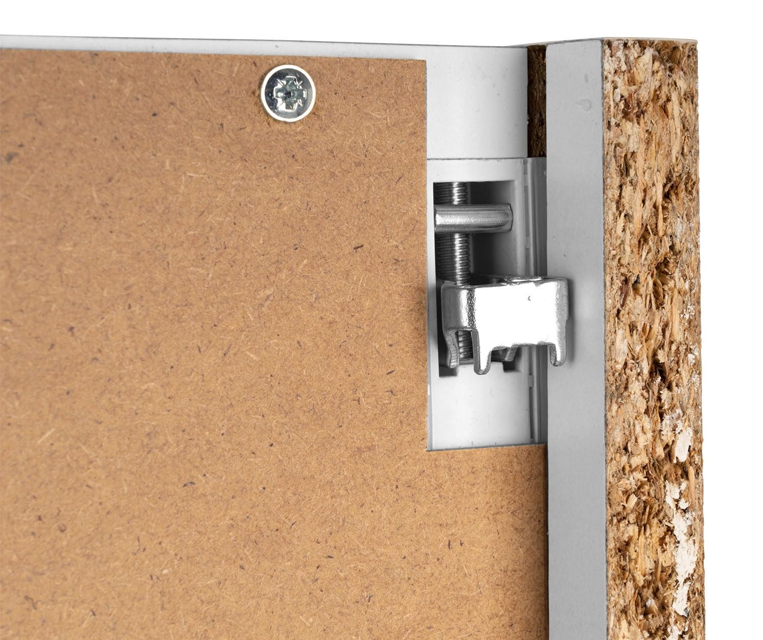 Nicht Zutreffend Hängeschrank Küche - 50 cm breit - Weiß - 1 Tür - Küchenschrank Oberschrank Einbauküchenschrank