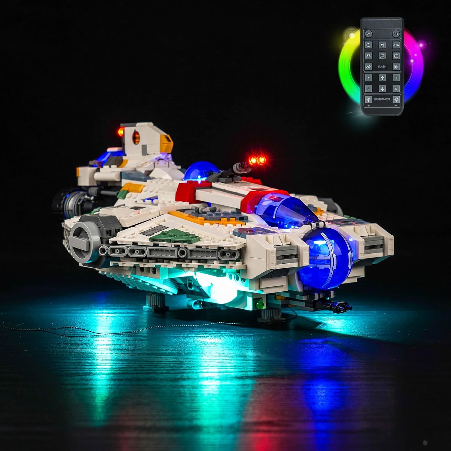 LED Light Kit for Lego Ghost & Phantom II 75357, Creative Lighting Set Accessories Compatible with Lego 75357 Building Set (Lights Only, No Models)