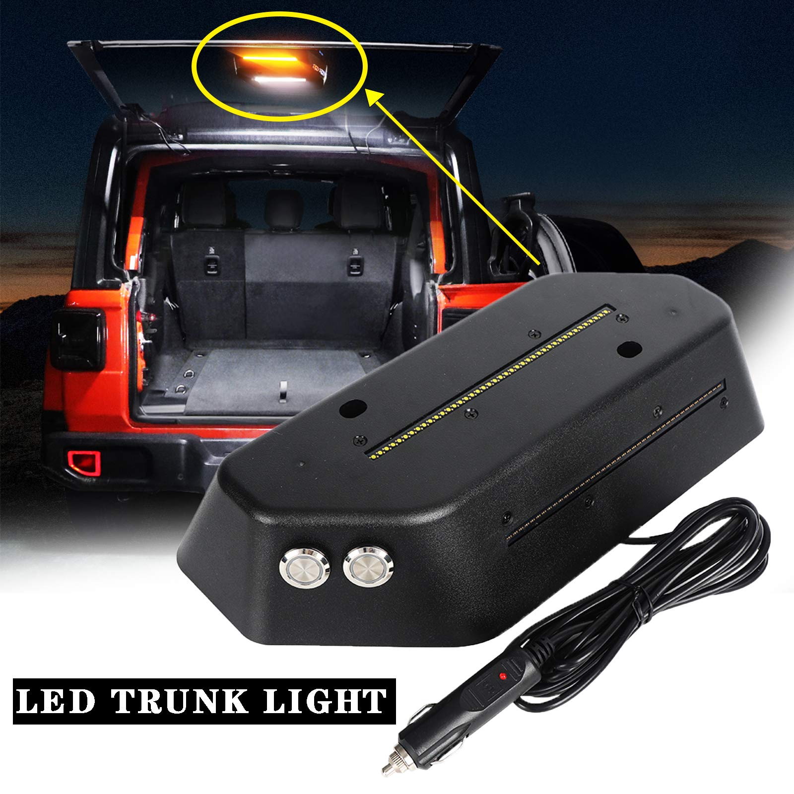 Buy AUDEXEN LED Trunk Light Compatible with Jeep Wrangler JL 20182020, LED Cargo Light with