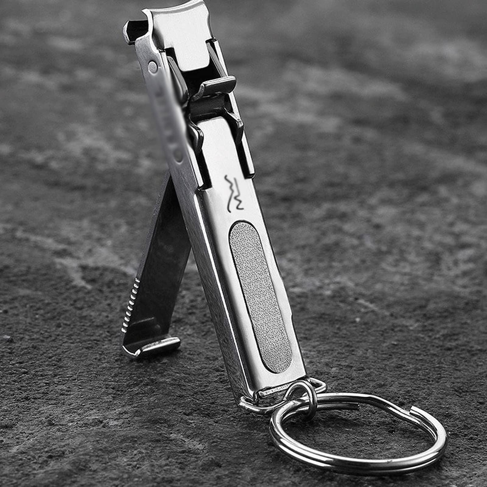 Nagelknipser, 0,5 cm, faltbar, ultradünn, tragbar, Edelstahl, Nagel-Zehenschneider, Trimmer, Schere, Maniküre, Pediküre, Fingernagelknipser, Beauty-Tools