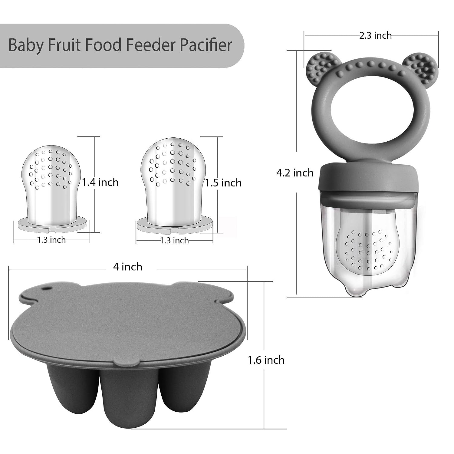 BigSpinach Frozen Breastmilk Teether Tray Breastmilk Teether for Soothing Baby's Gums image 5
