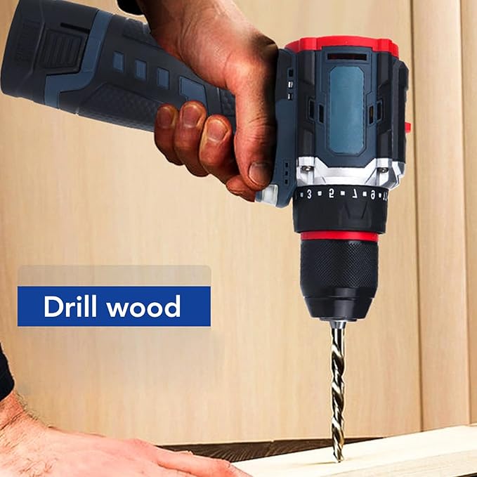 Taladro Inalámbrico Brushless 80Nm con Mandril de Metal LiebeWH miniatura 6