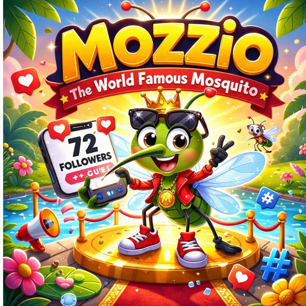 Mozzio The World Famous Mosquito with 72 Million Followers