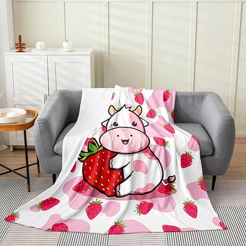 Vista 35 de Manta de cama de arte abstracto Grunge para niños, color verde azulado y naranja, manta de forro polar desordenada con pintura de óxido, manta Multi