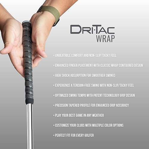 Miniatura 5 de Winn Dri-Tac - Wrap de manija para golf, wrap Dri-Tac.