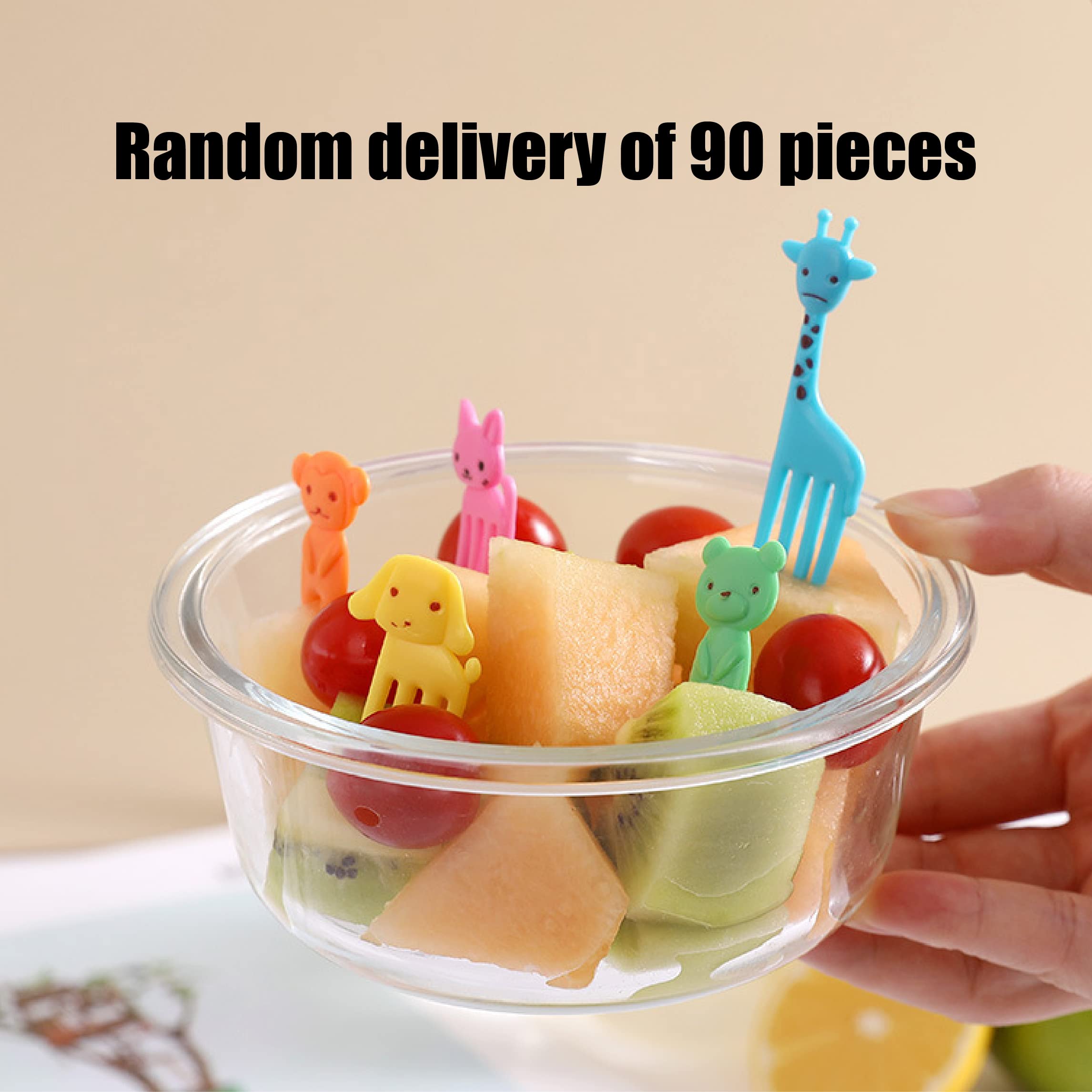 Forchette Frutta Bambini Animali - Stuzzicadenti Colorati Per Merenda E Feste - Foto 14