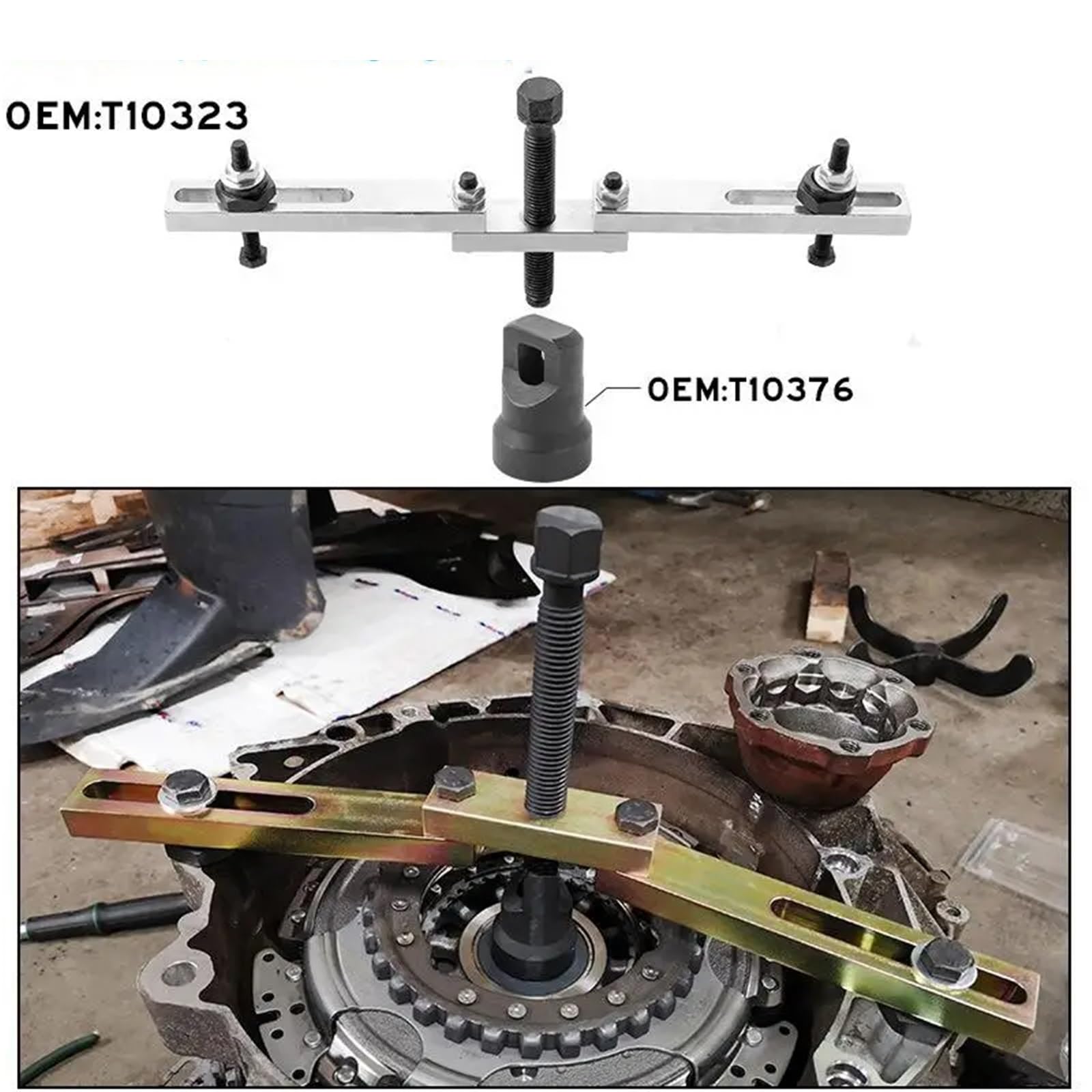 Kit centraggio Frizione Strumento Calibrazione Frizione Auto Dispositivo Rimozione Installazione 7 velocità Set Cuscinetti Doppia Trasmissione T10373 T10376 T10323 T10466 T40100