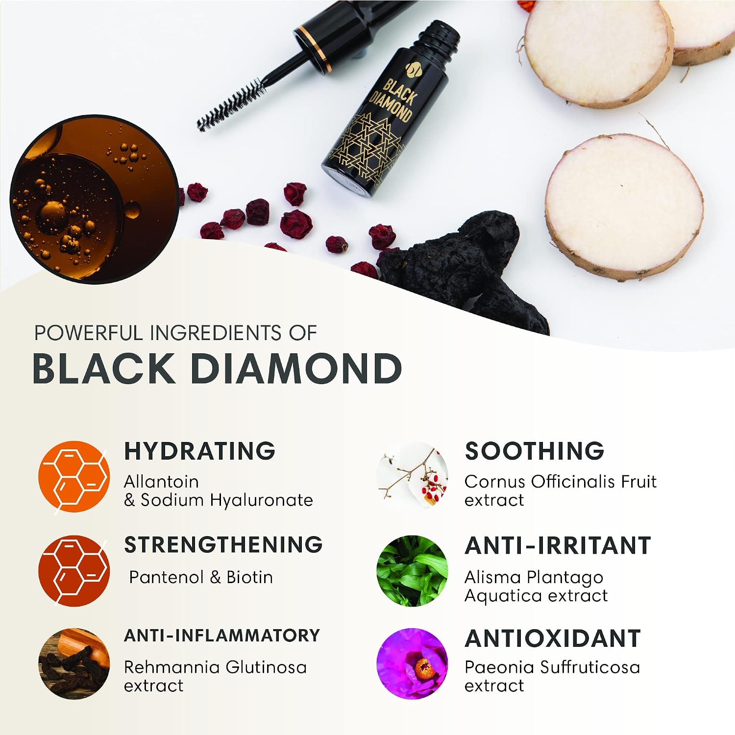 BL Lashes Eyelash Black Diamond/Crystal Drop eyelash mascara brush Overnighter coating sealant | Protective topcoat for long-lasting eyelash extensions | Longer Retention- 7 ml/ 0.24 fl Oz (Black)
