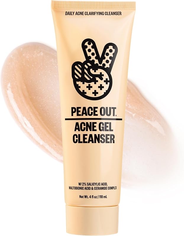 peace out acne gel cleanser