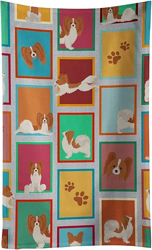 Miniatura 51 de Caroline's Treasures MLM1101KTWL - Lotes de color rojo y blanco Pembroke Corgi toalla de cocina Pembroke Paños de cocina toalla de mano toalla