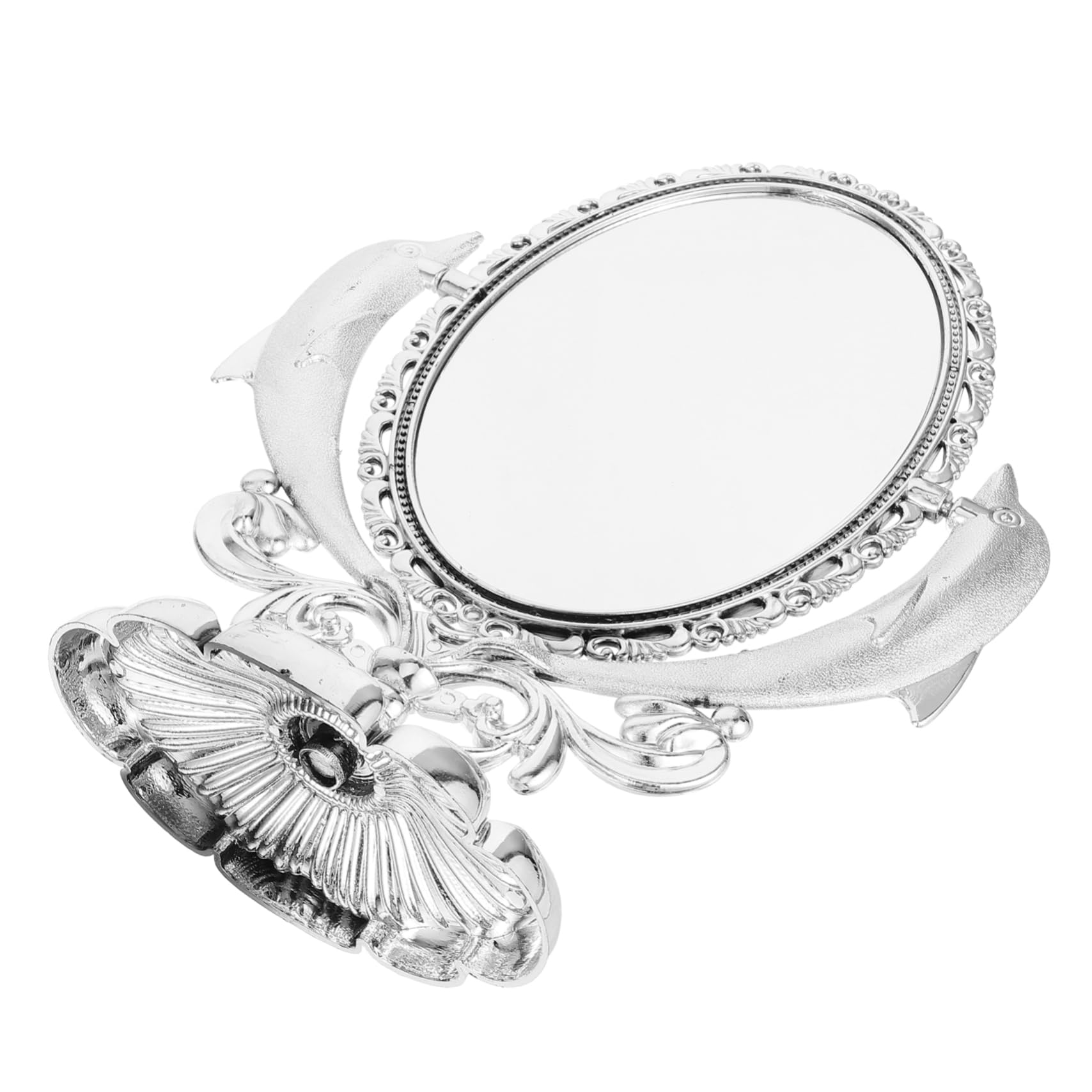 Miroir de maquillage double-face stable pour éviter les reflets gênants
