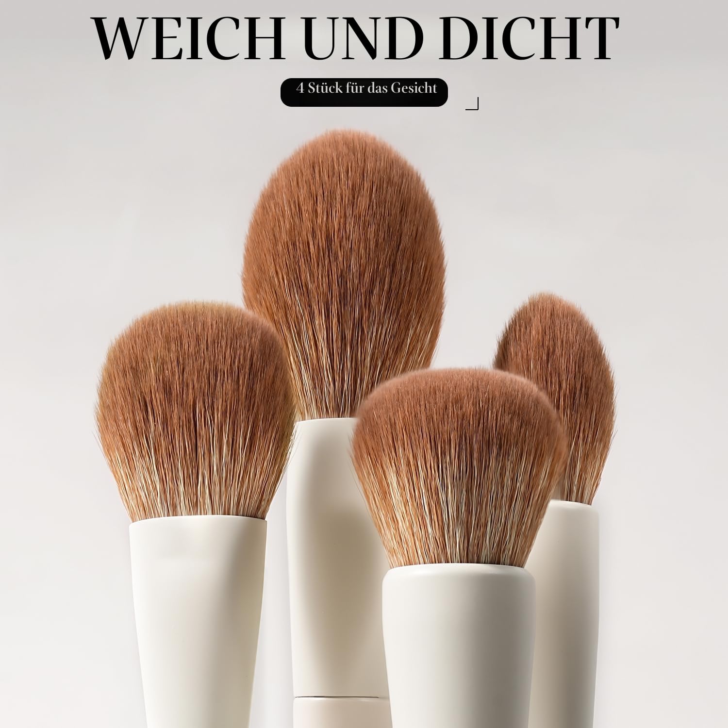 BEILI Make up Pinsel 15 PCS Pinselset Makeup Veganes, Schminkpinsel Set, Professionelle Make up Pinsel Set mit Lidschattenpinsel, Foundationpinsel Rougepinsel, Contouringpinsel Geschenksets