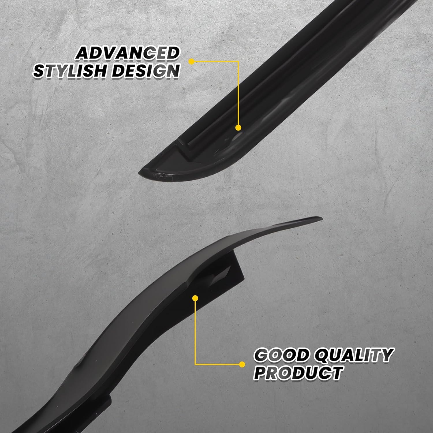Windshield A-Pillar Front Molding Trim Compatible with 2011-2019 Fiesta AE8Z 5403136-A AE8Z5403136A AE8Z 5403137-B AE8Z5403137B