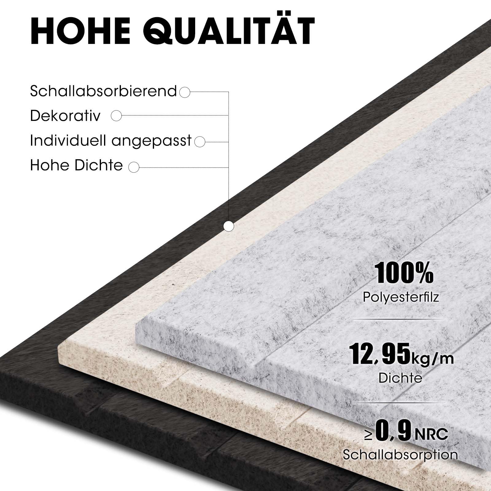 150 x 90 cm Große Filz Pinnwand, 15er Pack Pinnwand Kork Selbstklebend mit 75 Pinnadeln, Fotowand Pinnwand modern Memoboard, 0,9cm Dick korkplatte für Büro Schulen Kinderzimmer, Helles Kamel