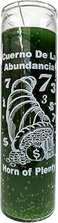 Generic Lucky 7 Horn of Plenty (Cuerno De La Abundancia) Green Pillar Candle