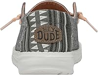 Vista 121 de Hey Dude Wendy - Zapatos de mujer, mocasines sin cordones para mujer, cómodos y ligeros Blanco brillante elástico