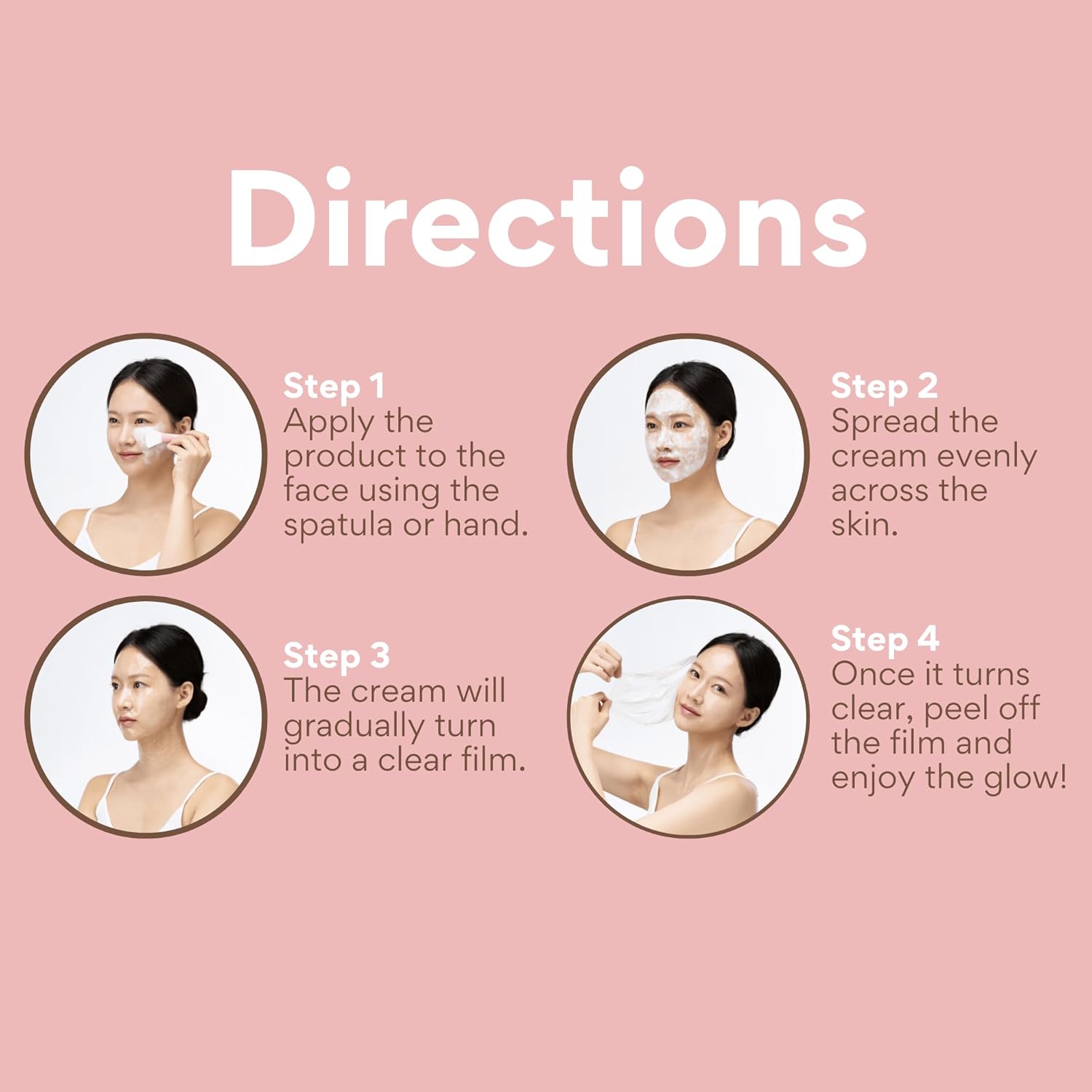 T1 Collagen Cream Wrapping Peel-off Mask | Improves Skin Elasticity and Hydrates Skin, Patented 65% Type 1 Biofilm Collagen Formula, Korean Skin Care, 1.94 fl oz.