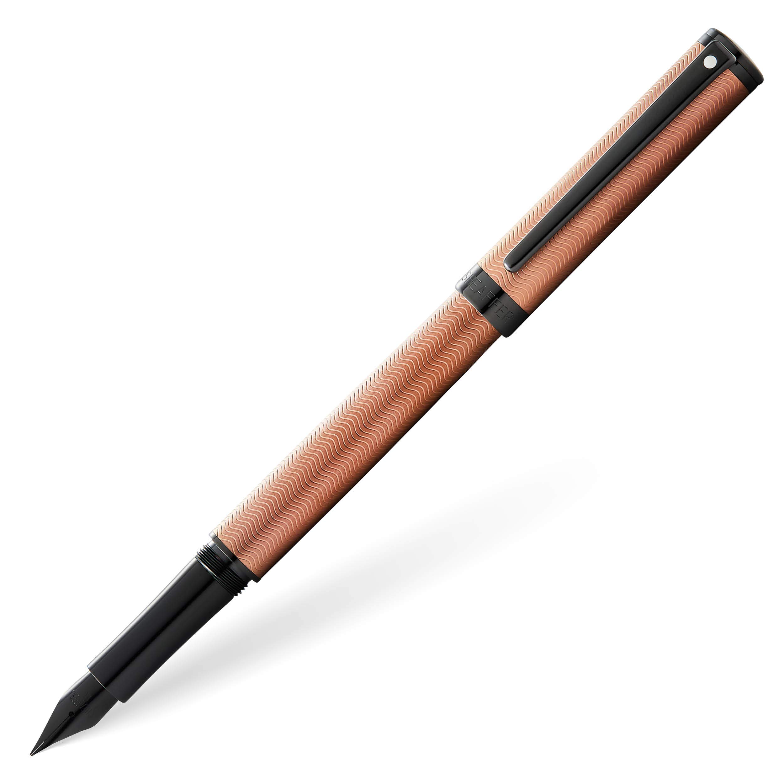 Amazon.co.jp: Sheaffer Intensity 刻印ブロンズPVD 光沢ブラックア