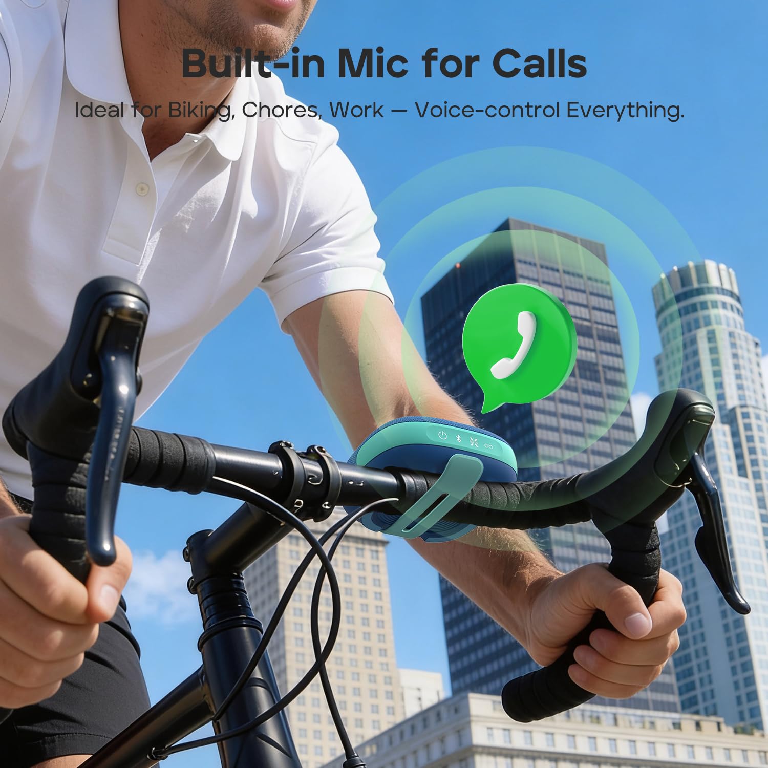 Tribit StormBox Micro 3 głośnik Bluetooth z dźwiękiem XBass 13 W, Bluetooth 6.0, 24 godziny, wodoszczelność IP68, TWS, głośnik rowerowy z paskiem i magnetycznym mocowaniem do golfa, na zewnątrz i w