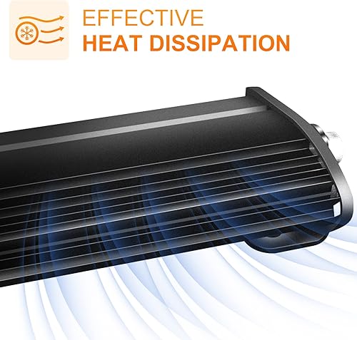 Miniatura 4 de TILTOP Luces todoterreno de una sola fila de 32 pulgadas barra de luz LED delgada 6D reflectores de luz LED para conducción para camión automóvil