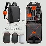 TARION Camera Bag Backpack with Laptop Compartment Rain Cover Tripod Holder Camera Case TB