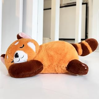 Red Panda Plush Cute Soft Stuffed Animal Toy 35cm/13.8 Inches | Signature rust-colored fur & ringed tail Premium super-soft plush desk companion & bedtime buddy Safe for 3+Great for gifting