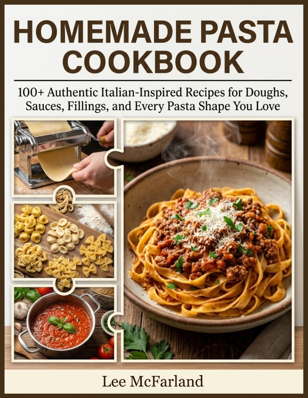 Homemade Pasta Cookbook: 100+ Authentic Italian-Inspired Recipes for Doughs, Sauces, Fillings, and Every Pasta Shape You Love