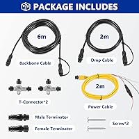 Vista 6 de Reemplazo para Garmin 010-11442-00 Kit de cables Nmea 2000 Kit de inicio con conectores en T