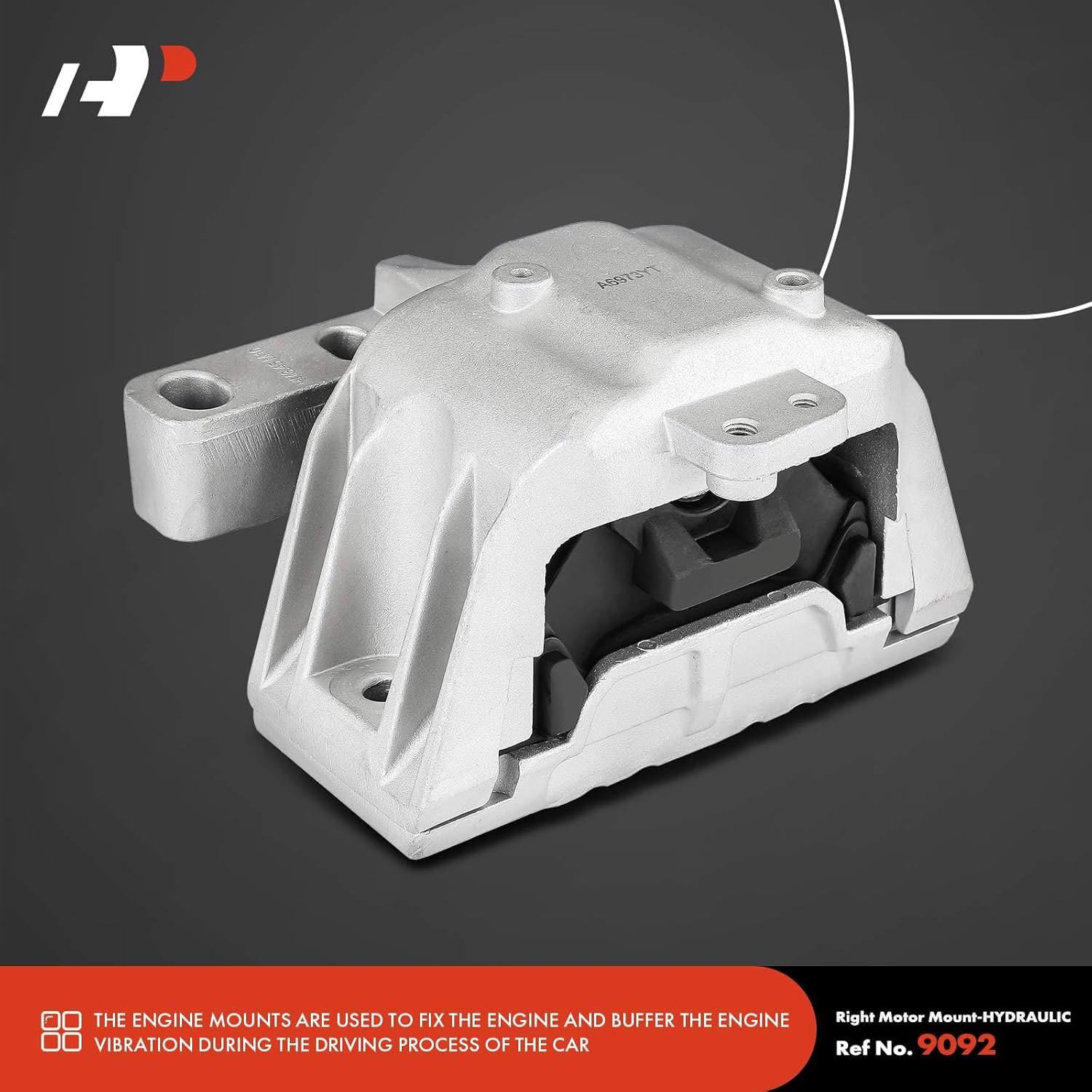 A-Premium 5PCS Engine Motor Mount and Transmission Mount and Torque Strut Mount Kit Compatible with Volkswagen Jetta 2006-2008, Jetta City 2007-2009, Eos 2007-2016, GTI 2006-2014 & Audi A3, A3 Quattro