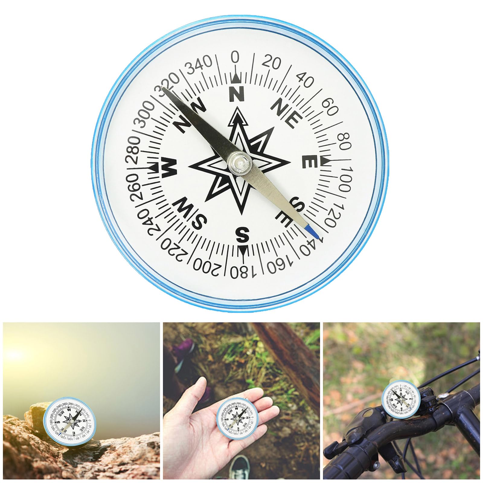 100mm Large Pocket Compasses Round Orienteering Compasses for Camping Hiking Navigation Compasses Outdoor Equipment