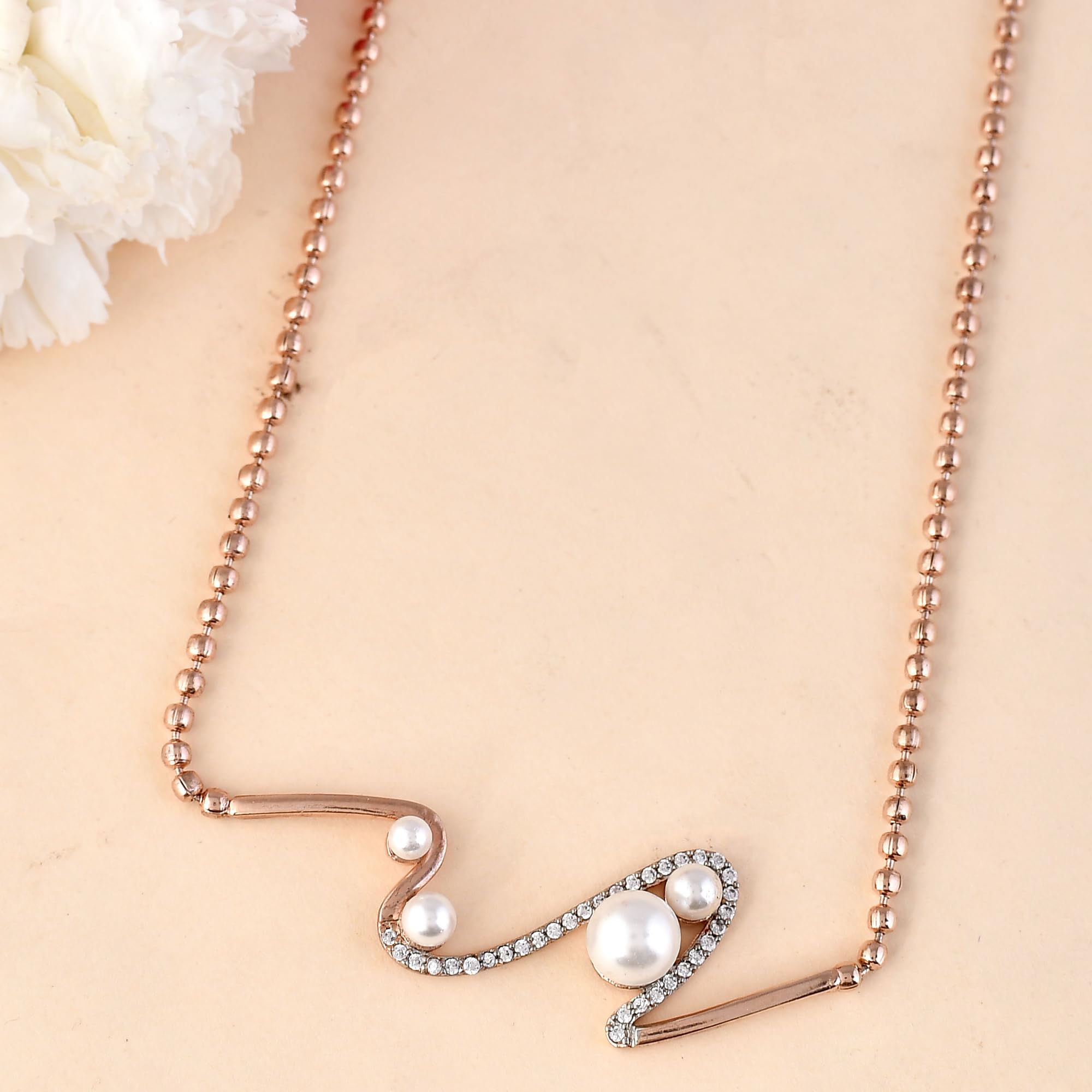 Stylish Brass Necklace Set