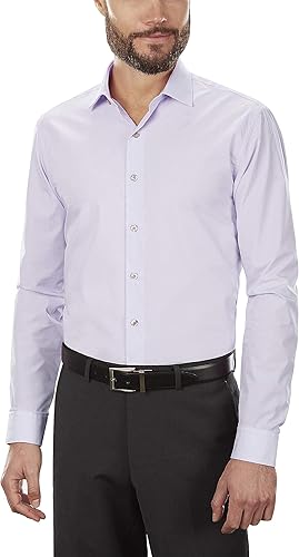 Kenneth Cole Reaction Men's Dress Shirt Slim Fit Solid
