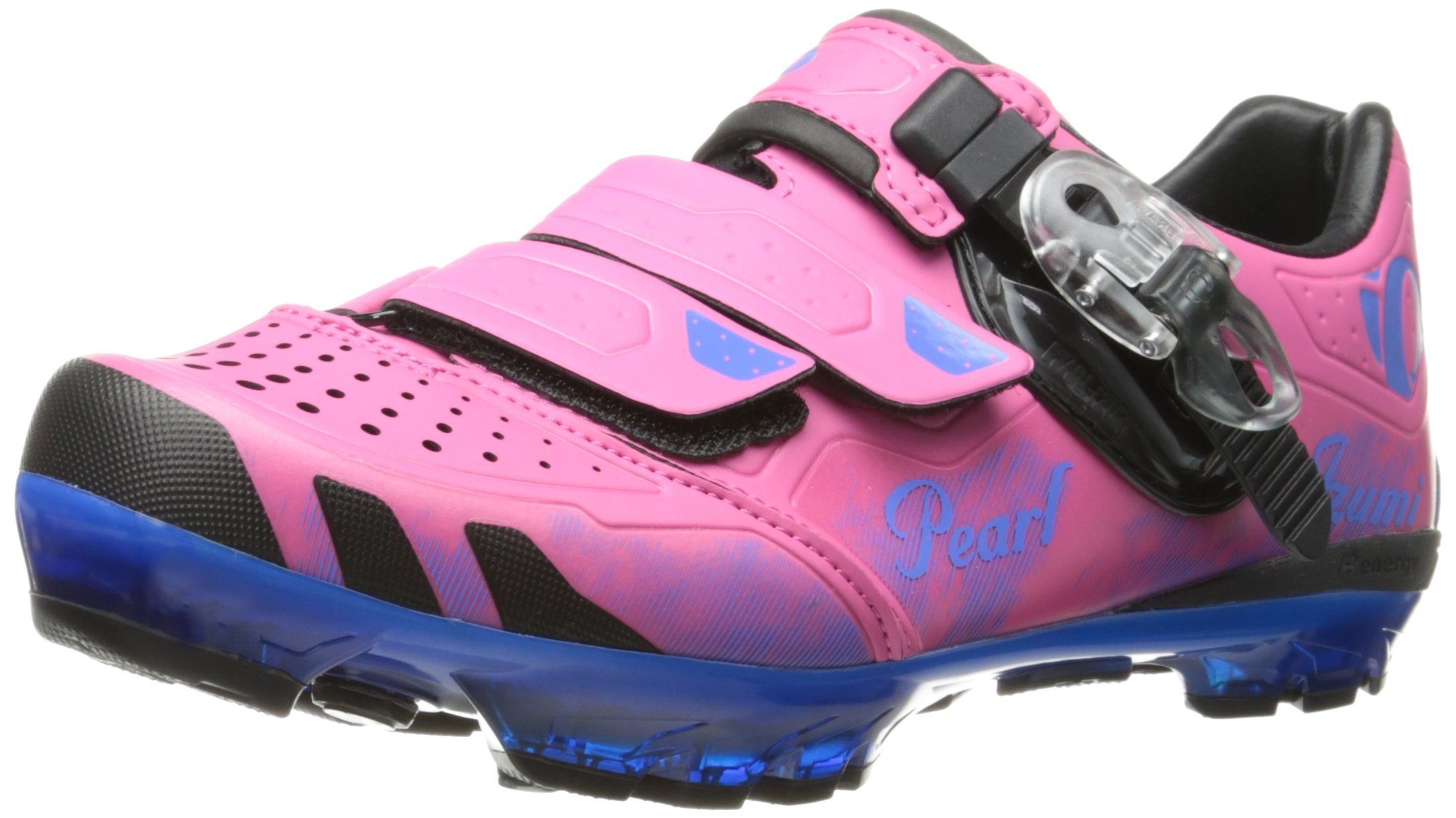 Pearl Izumi - Ride Women's W X-project 2.0 Cycling Shoe,Pink/Dazzling Blue,36 EU/5.2 D US