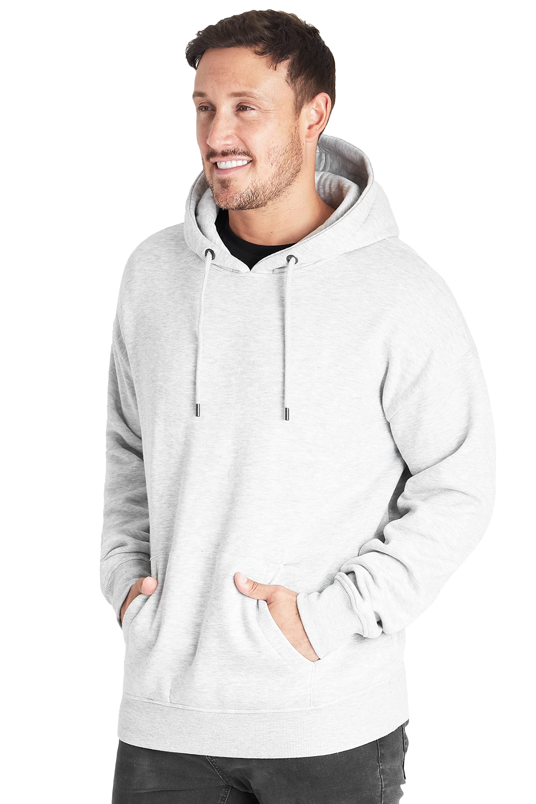 CityComfortMens Hoodie Plain Pullover Hooded Sweatshirts