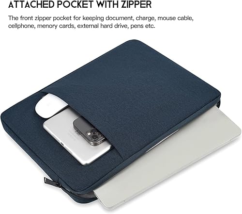 Vista 63 de Funda impermeable para laptop HP Envy 17/HP Pavilion 17/Omen 17, Acer Predator 17/Aspire 17.3, Dell Inspiron 17, Lenovo, HP, MSI GS75, bolsa Gris