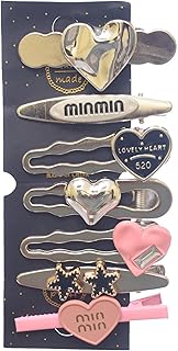 مجموعة مشابك شعر ملونة للأطفال من دافان، 7 قطع، متعددة الألوان