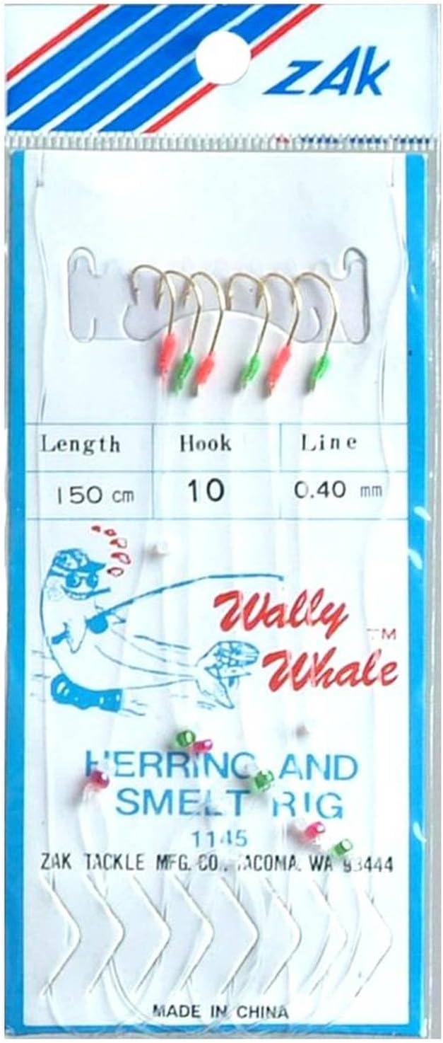 Herring Smelt Jig Bead Rig Fishing Equipment, blue